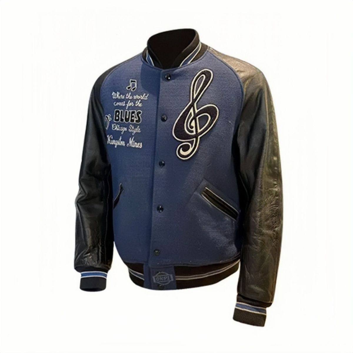 旧子出品vibe蓝调棒球服Cleanfit单品修身短款立领夹克外套男