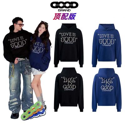 GOODBRAND珍珠连帽卫衣男女