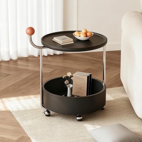 蔓荨移动边几推车中古风小推车