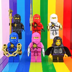 Ninjago Legacy Cole, Lloyd, Elemental Masters Kai, Jay, Zane, Wu Educational Building Block Minifigures Gift Toy