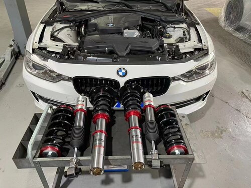 宝马3系 F30 F35后驱 四驱 升级AGT shock倒插式可调绞牙避震系统