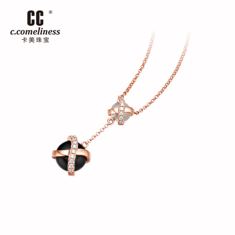 CC卡美珠宝结&middot;锁系列 18K金钻石宝石链牌珠宝女款礼物官方正品