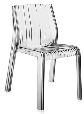 意大利Kartell 椅子餐椅透明现代简约FRILLY创意设计进口欧式
