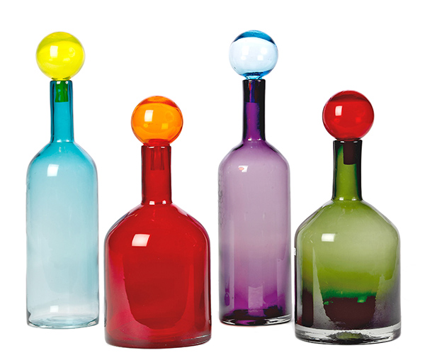 荷兰Pols Potten Bubbles & Bottles Carafe 彩色水瓶