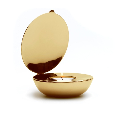 瑞典Design House Stockholm Shell Tealight Holder 贝壳小烛台