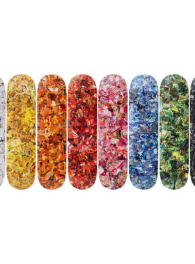 比利时The Skateroom装饰滑板Vik MUNIZ八色谱EightColorSpectrum