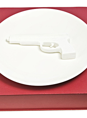 荷兰Pols Potten Gun Presentation plate 枪形展示盘