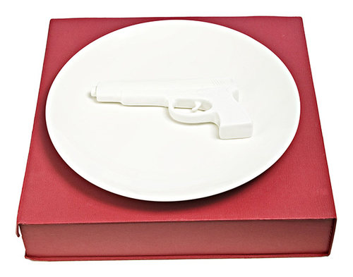 荷兰Pols Potten Gun Presentation plate 枪形展示盘