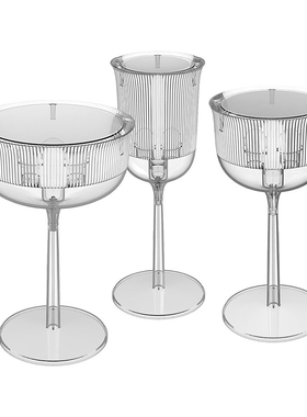 意大利Qeeboo Goblets Ceiling Lamp 杯型台灯 三种尺寸 黑白可选