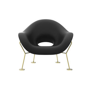 Pupa Armchair Brass 黄铜基座扶手椅 意大利Qeeboo Base Indoor