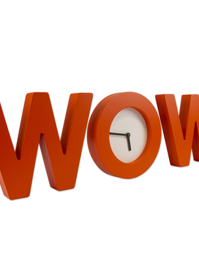 意大利Progetti时钟WOW挂钟表家居装饰创意设计进口欧式