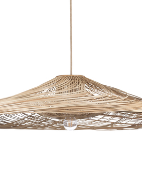 法国Forestier Satelise Pendant Light 藤编吊灯 L号