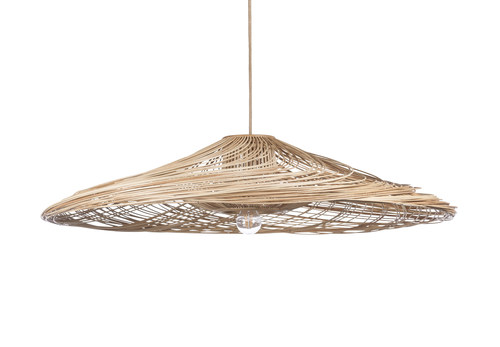 法国Forestier Satelise Pendant Light 藤编吊灯 L号
