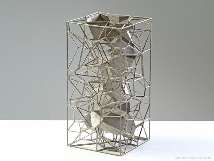 荷兰Sander Mulder 花瓶 Voronoi创意设计进口