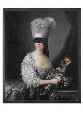 英国Mineheart Blindfold -2 Framed Printed 蒙住眼睛装饰画