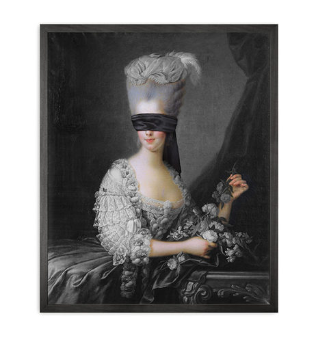 英国Mineheart Blindfold -2 Framed Printed 蒙住眼睛装饰画