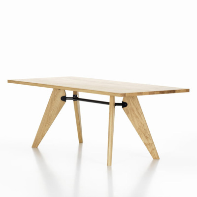 瑞士Vitra 木桌子 Table Solvay 创意设计进口欧式