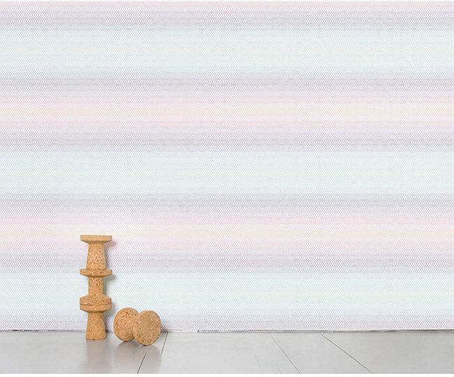 法国Moustache Wallpaper Optical Grid 视错觉网纹墙纸壁纸进口
