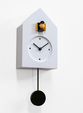 意大利Progetti钟表Freebird硬汉小鸟挂钟家居创意设计欧式进口