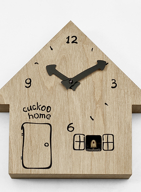 意大利Progetti咕咕钟Cucù Home布谷鸟房子挂钟表个性家居创意