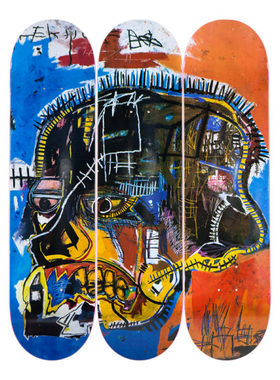 比利时The Skateroom 装饰滑板 Basquiat 巴斯奎特 Skull