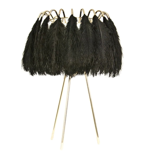 英国Mineheart Feather Table Lamp 鸵鸟羽毛台灯 多色可选