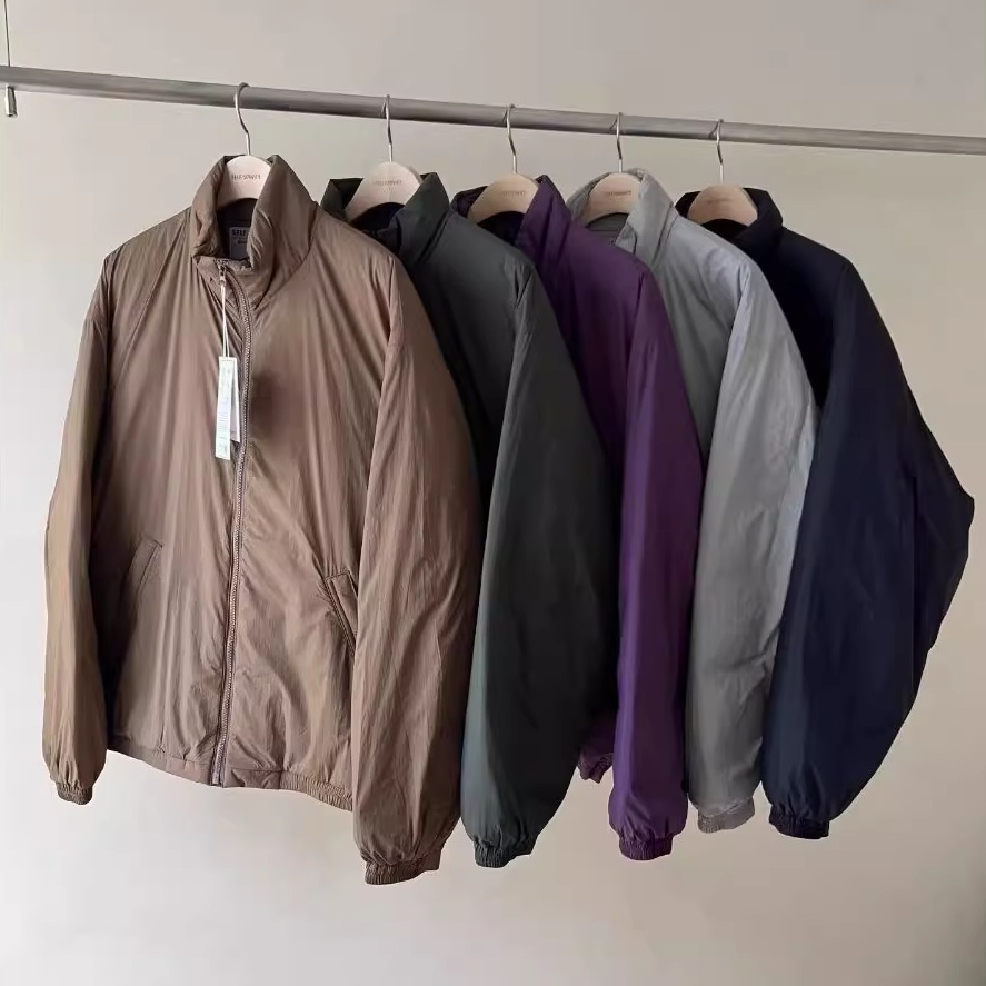 韩系休闲百搭立领宽松羽绒服外套