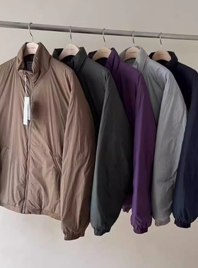 代工厂！韩国self service2025冬季休闲百搭立领宽松羽绒服外套女