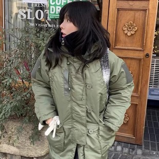 代工厂！toogood韩国2025冬新款百搭娜娜工装羽绒棉服女加厚外套