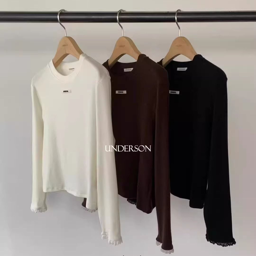 百搭圆领天丝羊毛长袖T恤打底衫