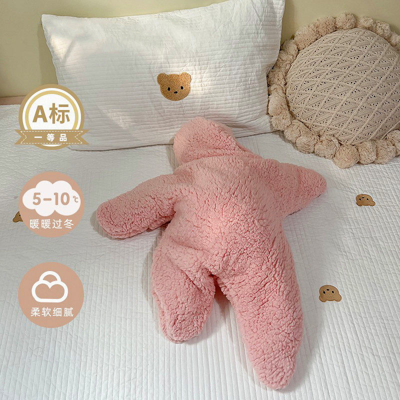 海星婴儿连体衣派大星新生儿加厚爬服超萌冬装外出抱衣女宝宝衣服,女士内衣/男士内衣/家居服,睡衣/家居服套装,淘宝优惠券,粉丝福利购,淘宝优惠卷