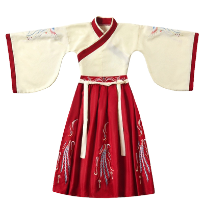 女童同款男夏季2025新款女孩汉服裙唐装表演服儿童中国风夏装裙子