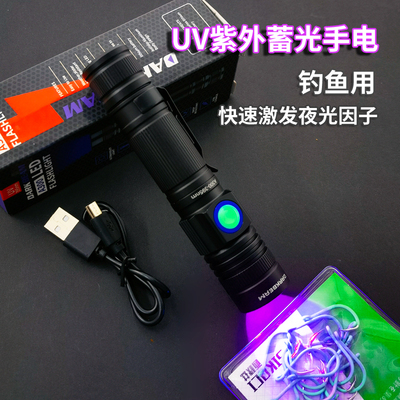 DARKBEAMUSB充电UV紫外线手电筒