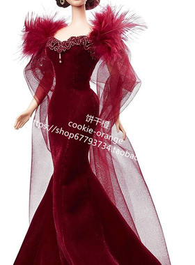 发 Barbie Gone with The Wind Scarlett 75周年金标乱世佳人