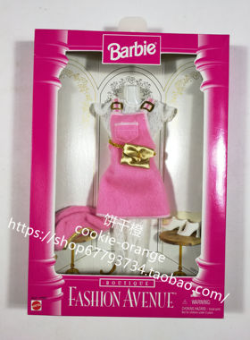 预 Barbie Fashion Avenue 14980 1996 芭比衣服配件粉色背带