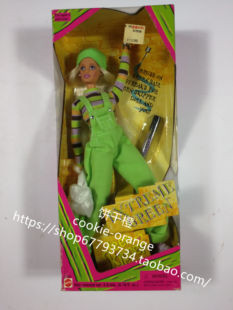 Green Extreme Barbie 芭比娃娃 1997 绿色背带裤 Skipper 发