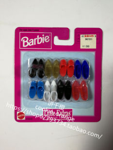 预 Little Barbie Shoes Extras 67036 Dressy 1998 子 芭比鞋