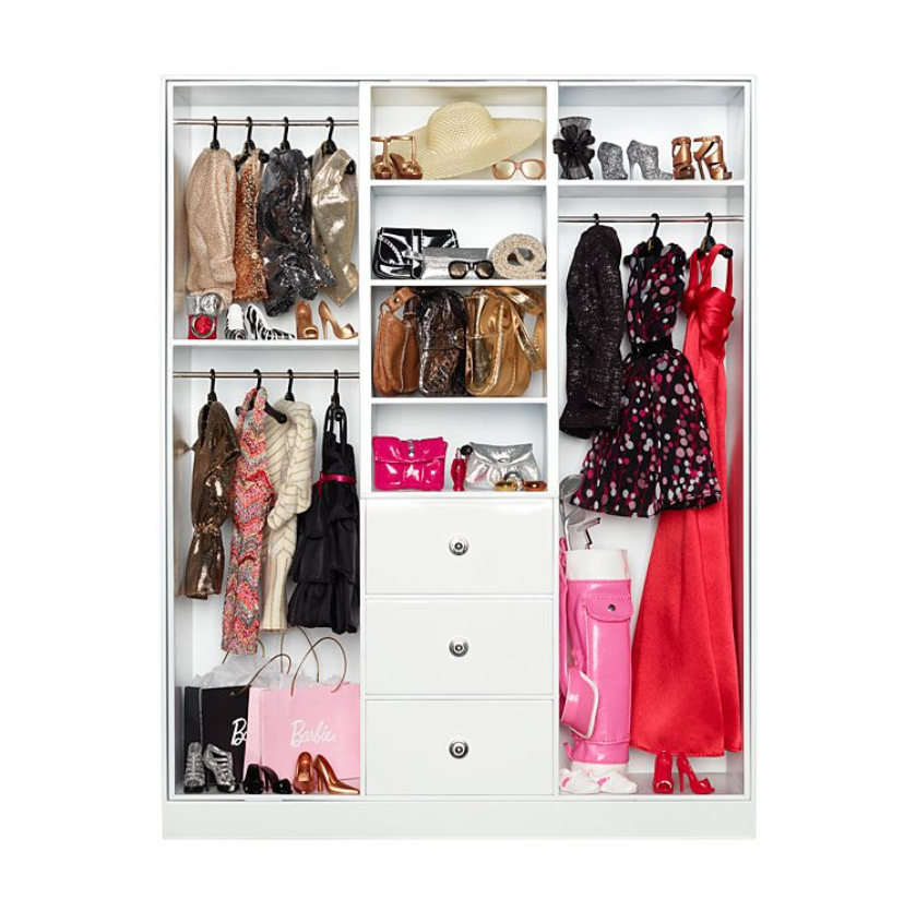 发 barbie look collection wardrobe 2012 芭比时尚衣橱