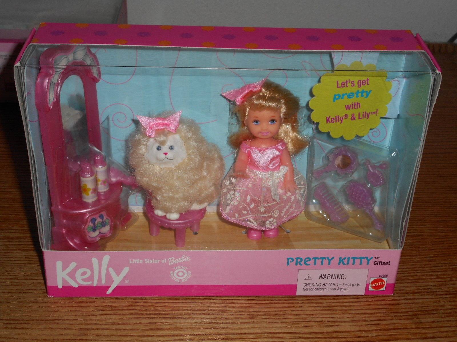 发 Barbie Kelly Lily Pretty Kitty Playset 2004 凯莉礼盒 猫咪