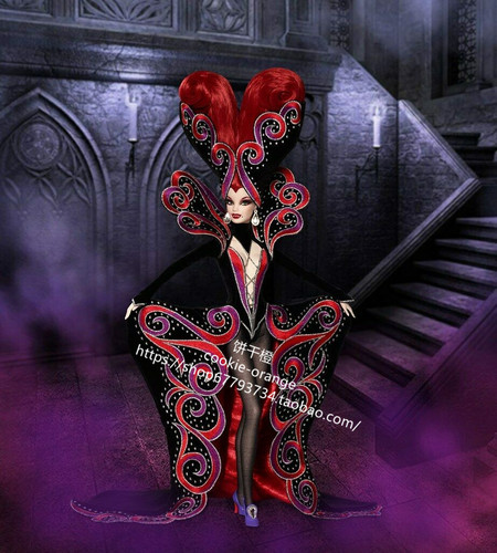 发Barbie Bob Mackie Countess Dracula 2011 德古拉女伯爵吸血鬼