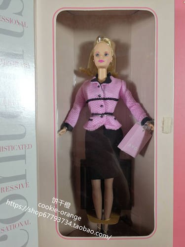 发 Barbie Avon Representative 1998 雅芳经典芭比娃娃