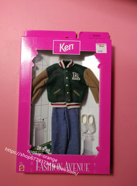预 Barbie Fashion Avenue Ken 18099 1997 芭比肯衣服配件卫衣