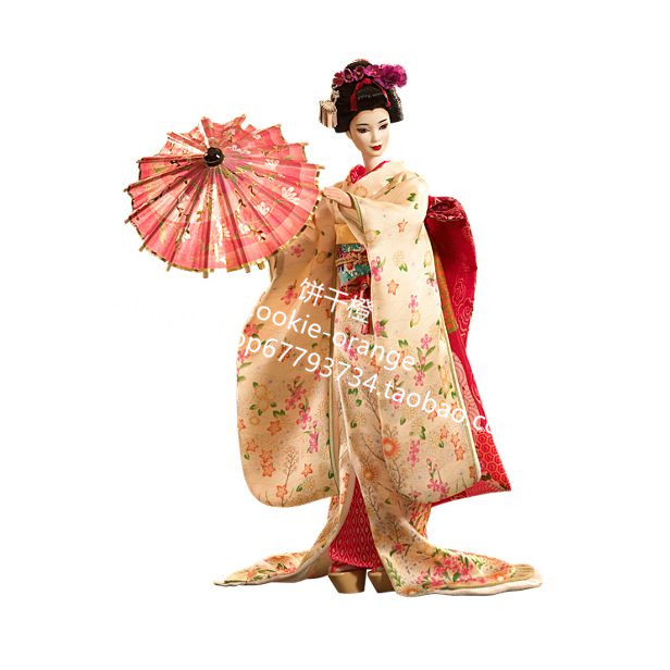 发 Barbie Japanese Maiko 2008 日本艺伎舞子芭比 金标珍藏