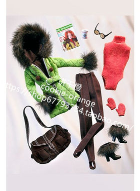 发 Barbie Skiing Vacation Silkstone 2004 芭比ST衣服 棉衣