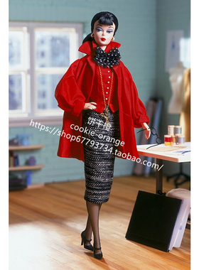 发 Barbie Fashion Designer Silkstone 2001时尚设计师芭比ST