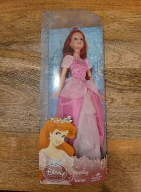 发 Disney Sparkling Princess Ariel G7932 2010 小美人鱼娃娃