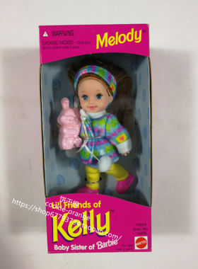 发 Barbie Li l Friends of Kelly Melody 14854 1995 凯莉美乐蒂