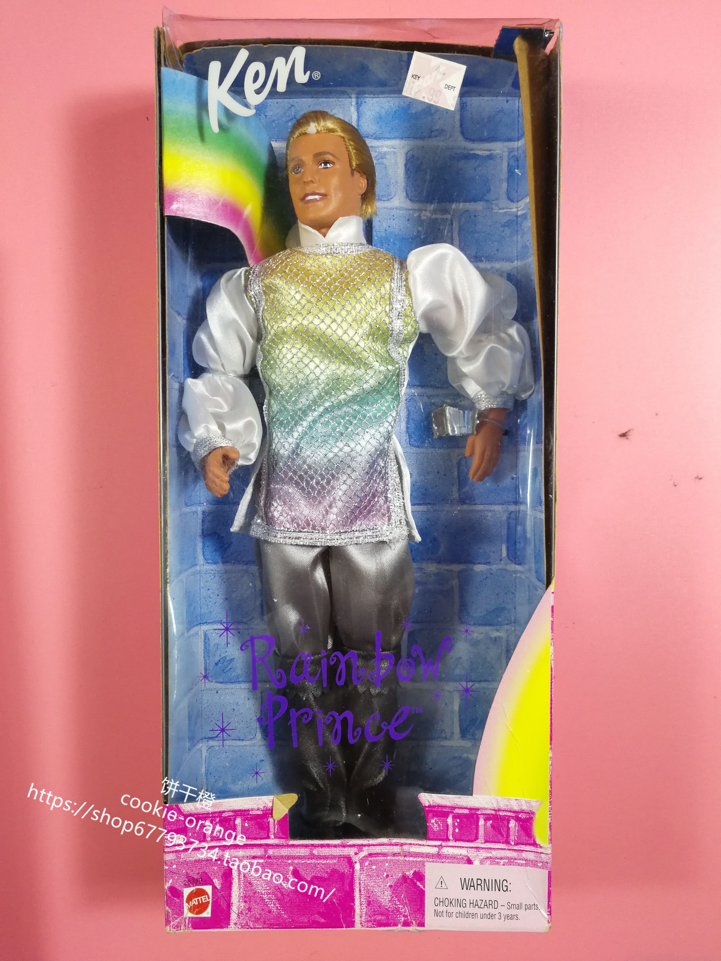 预 Barbie Rainbow Princess Ken 1999 彩虹公主芭比娃娃王子肯