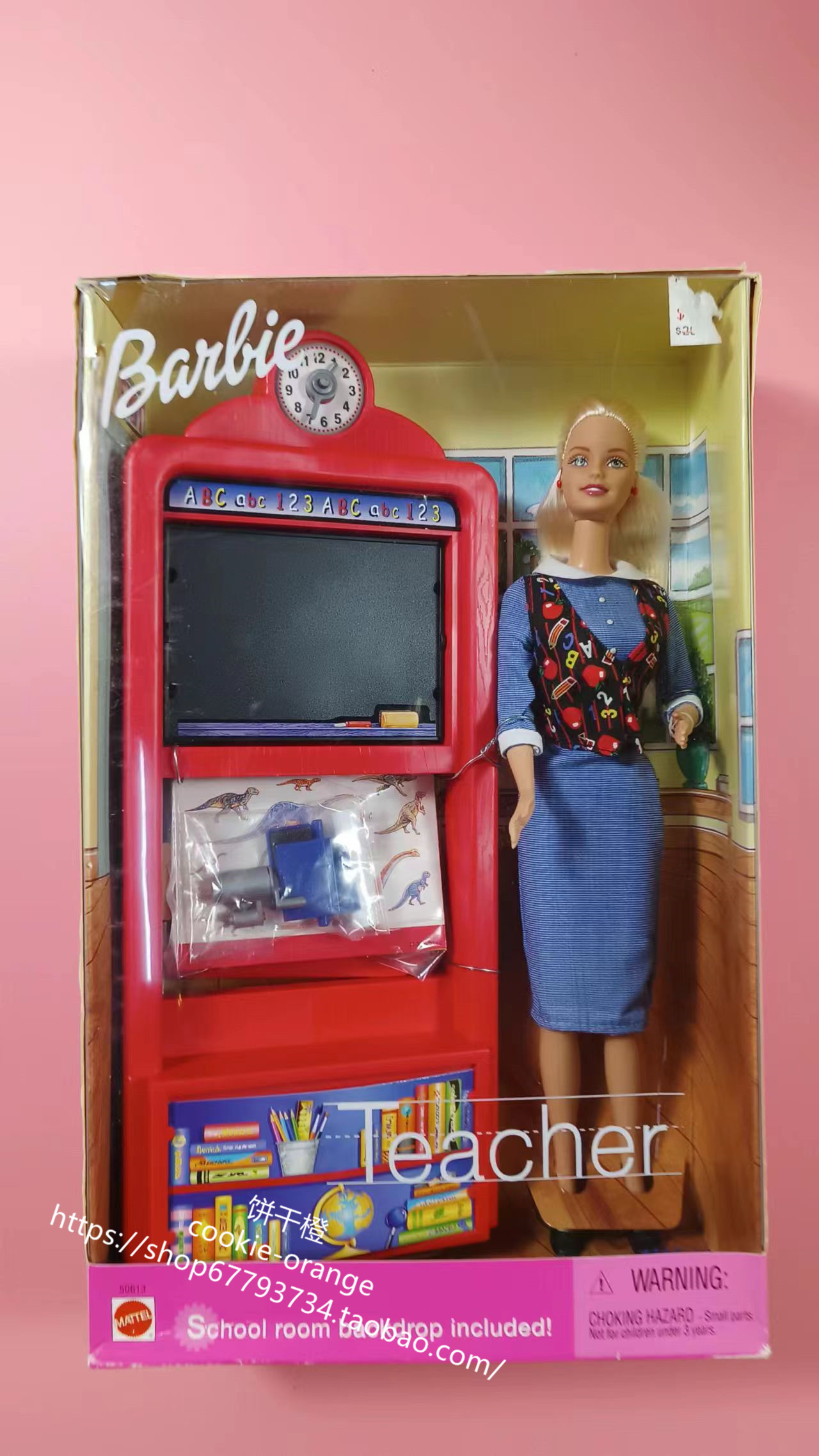 发 barbie teacher 2000 正品绝版教师芭比娃娃