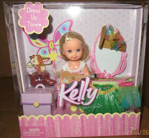 预 Barbie Dress up Time Kelly 2005 正品绝版芭比凯莉娃娃